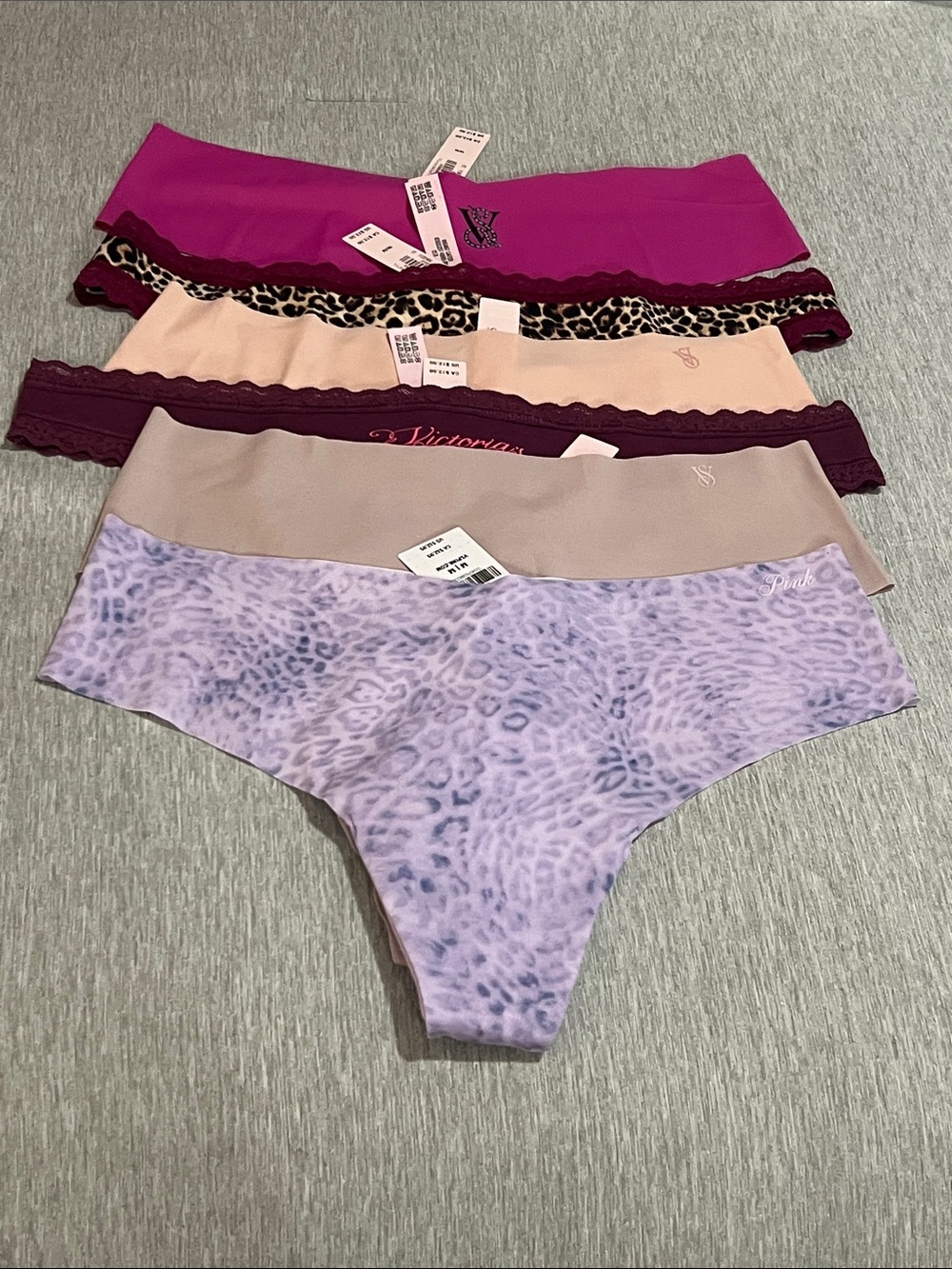 Victorias Secret PINK & VS Panty Bundle Size M